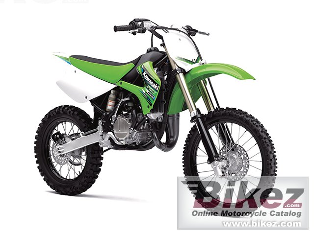 Big Kawasaki kx 100 picture and wallpaper from Bikez.com